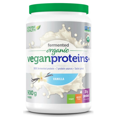 Genuine Health Fermented Organic Vegan Proteins+ Vanilla Large