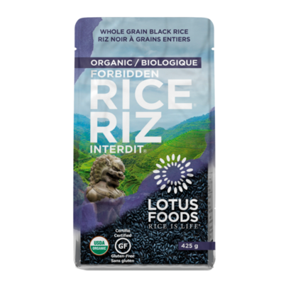 Lotus Foods Organic Rice Forbidden Black Rice