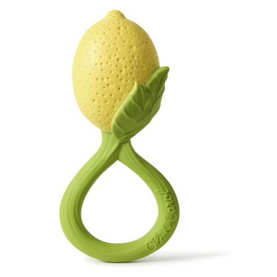 Oli & Carol Lemon Teething Rattle Toy