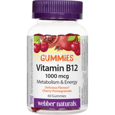 Webber Naturals Vitamin B12 1000mcg Gummies