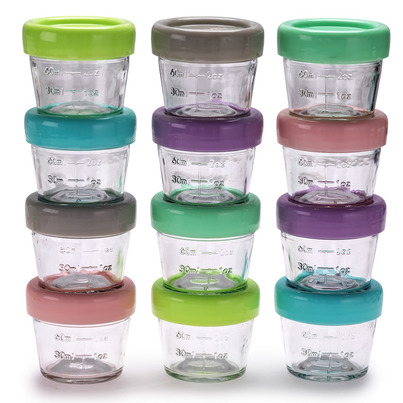 Melii Baby Glass Food Containers