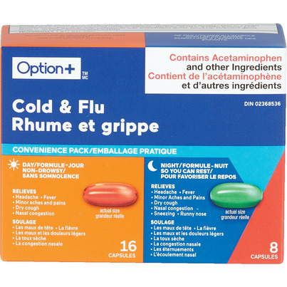 Option+ Cold & Flu Combo Pack