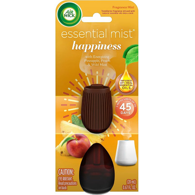 Air Wick Essential Mist Aroma Fragrance Oil Diffuser Refill Happiness