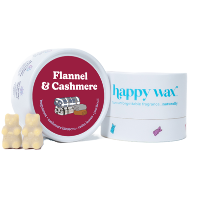 Happy Wax Wax Melts Tin Flannel & Cashmere