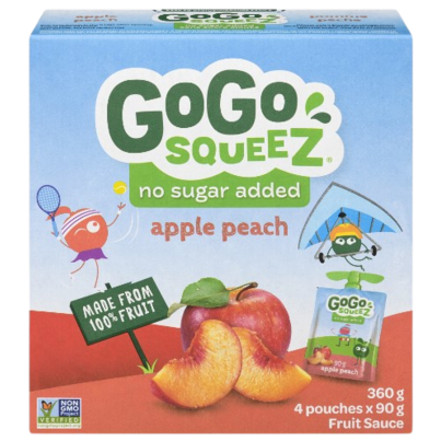Gogo Squeez Apple Peach Fruit Sauce