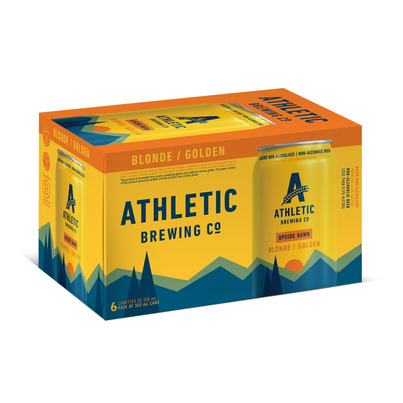 Athletic Brewing Co. Non Alcoholic Golden Beer Upside Dawn