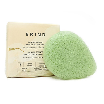 BKIND Konjac Facial Sponge Green Tea