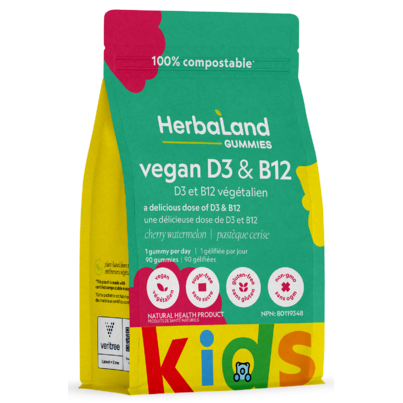 Herbaland Kid's Vegan D3 And B12