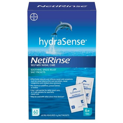 HydraSense NetiRinse Self-Mix Soothing Salt Packets