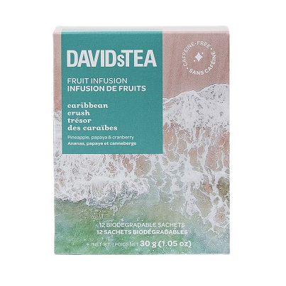 DAVID'S Tea Pack Of 12 Sachets Caribbean Crush