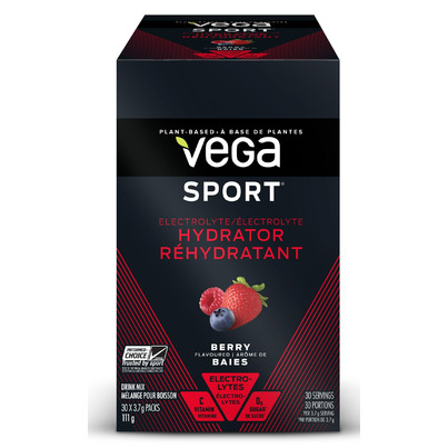 Vega Sport Electrolyte Hydrator Singles Box Berry