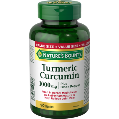 Nature's Bounty Turmeric Curcumin Plus Black Pepper