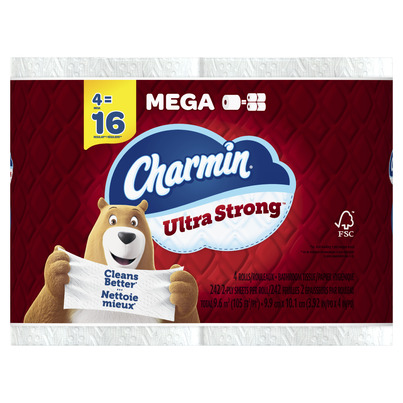 Charmin Strong Toilet Paper 4 Mega Rolls