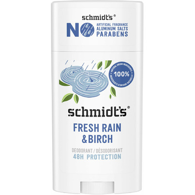 Schmidt's Natural Origin Deodorant 48 Hour Protection Fresh Rain & Birch