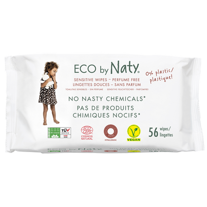 Eco By Naty Sensitive Wipes Unscented