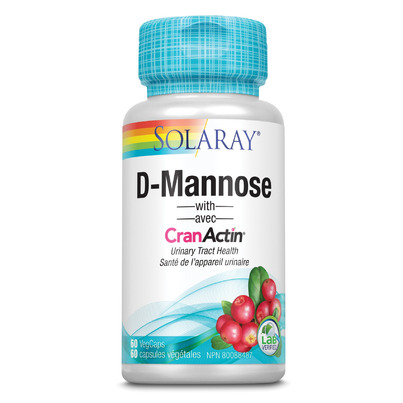 Solaray D-Mannose With CranActin Cranberry Extract