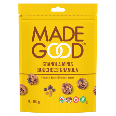 MadeGood Chocolate Banana Organic Granola Minis Bag