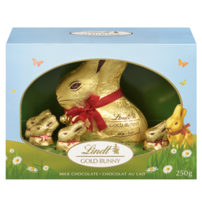 Lindt Gold Bunny Milk Chocolate & Mini Bunnies Gift Set