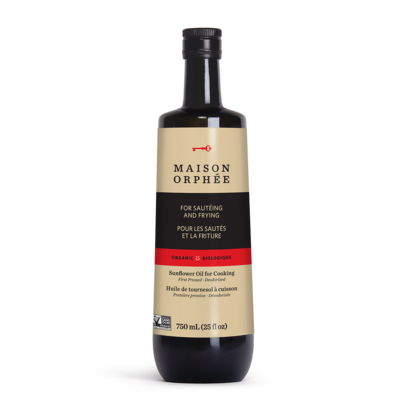 Maison Orphee Organic Sunflower Oil For Cooking