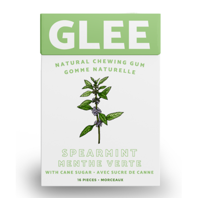 Glee Gum Spearmint Sweetened With Cane Sugar