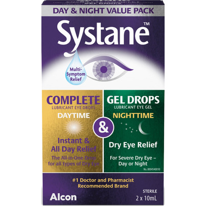 Systane Day & Night Eye Drops Value Pack