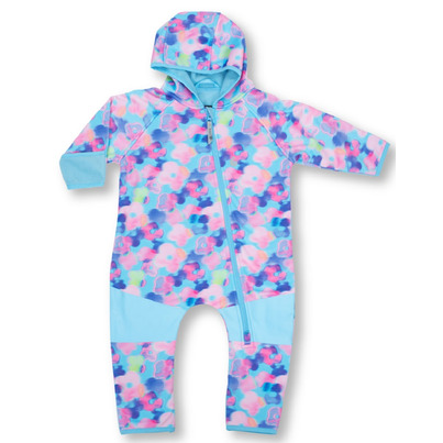 Therm Kids All-Weather Fleece Onesie Electric Floral