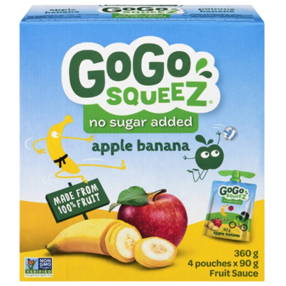 Gogo Squeez Apple Banana Fruit Sauce