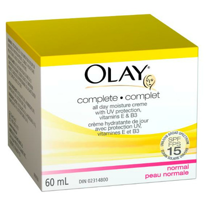 Olay Complete All Day Moisture Creme SPF 15 Normal To Oily Skin