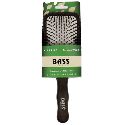 Bass Brushes 3 Series Nylon Pin Large Paddle
