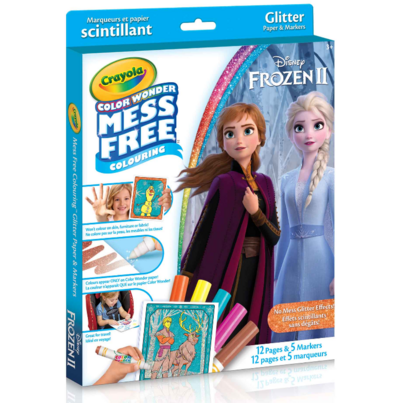 Crayola Disney Frozen Ll Color Wonder Mess-Free Glitter Paper & Markers Kit
