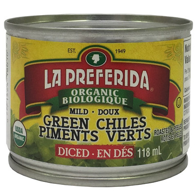 La Preferida Organic Diced Green Chiles Mild