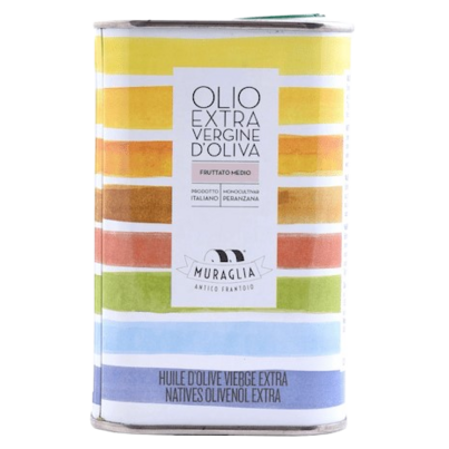 Muraglia Rainbow Tin Premium Extra Virgin Olive Oil Medium Fruity