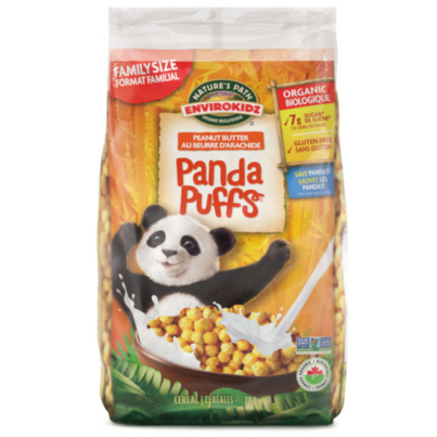 Nature's Path Envirokidz Organic Panda Puffs Cereal EcoPac Bag