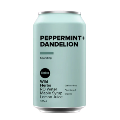 HealTea Peppermint Dandelion Sparkling Beverage