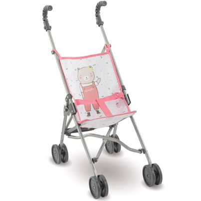 Corolle Pink Umbrella Doll Stroller