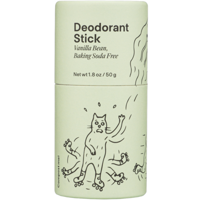 Meow Meow Tweet Deodorant Stick Baking Soda Free Vanilla Bean