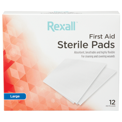 Rexall Sterile Pads Large