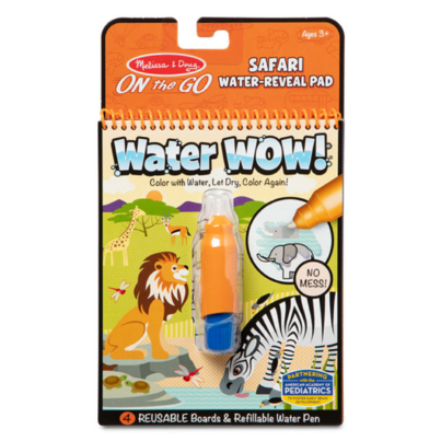 Melissa & Doug Water WOW! Safari Water Reveal Pad