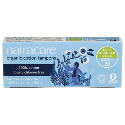 NatraCare Organic Tampons Non-Applicator Style