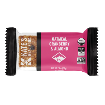 Kate's Real Food Energy Bar Oatmeal Cranberry & Almond