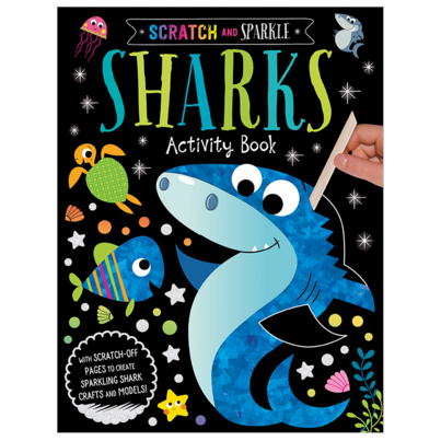 Make Believe Ideas Scratch And Sparkle: Sharks Activity Book