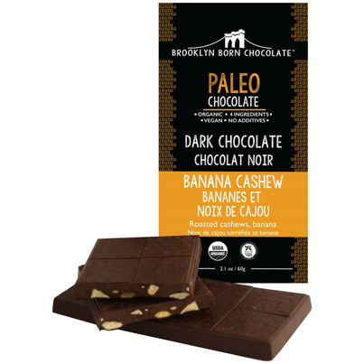 Brooklyn Born Chocolate Banana Cashew Paleo Dark Chocolate