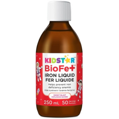 Kidstar Nutrients BioFe+ Iron Liquid Sweet Blast