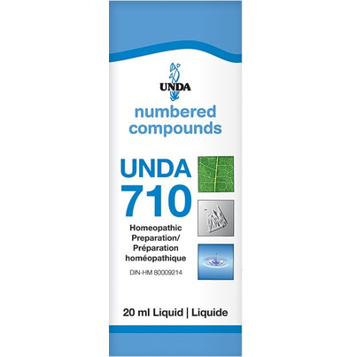UNDA Numbered Compounds UNDA 710 Homeopathic Preparation