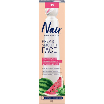 Nair Prep & Smooth Face Hair Removal Cream Hydrating