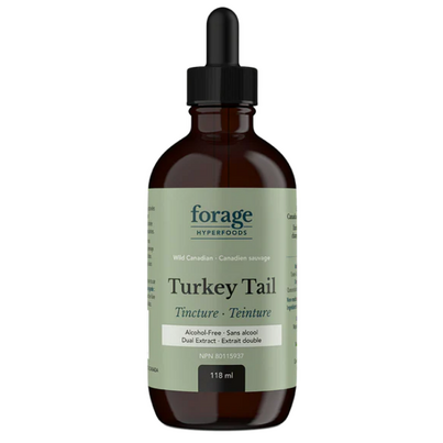Forage Hyperfoods Turkey Tail Tincture Alcohol Free