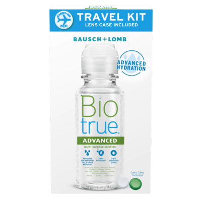 Bausch & Lomb Biotrue Advanced Multi-Purpose Solution Lens Case Travel Kit