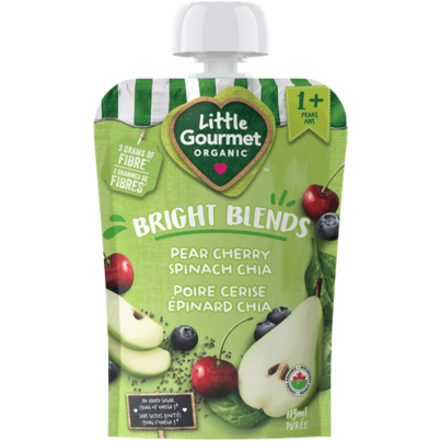 Little Gourmet Bright Blends Pear Cherry Spinach Chia