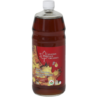 Canadian Heritage Organics Amber Maple Syrup Large
