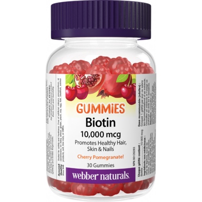 Webber Naturals Biotin Gummy